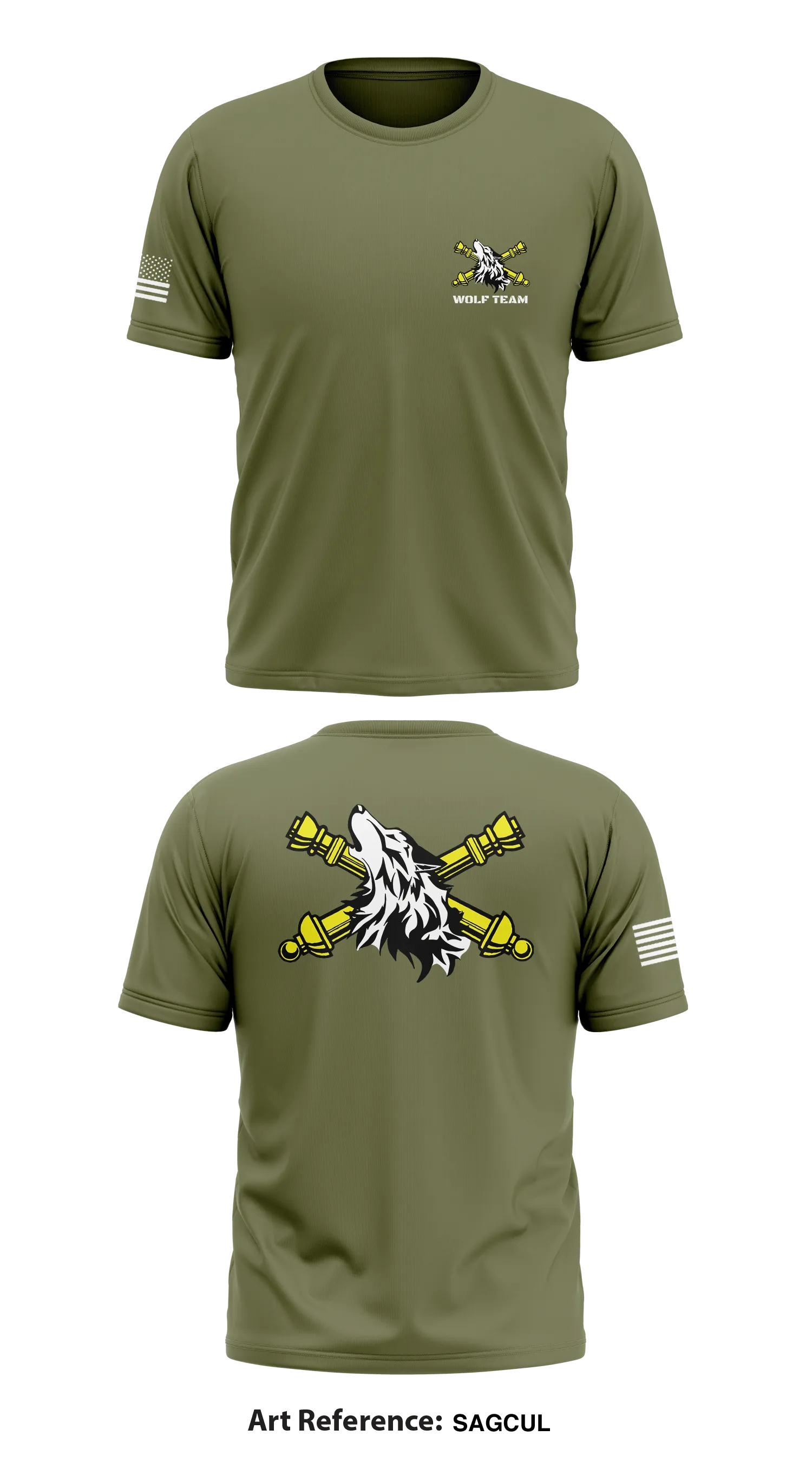 Wolf Team, OPS GRP, NTC Store 1 Core Men's SS Performance Tee - saGCUL