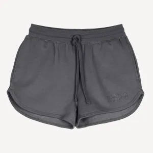 Womens Fleece Dolphin Shorts - Woodland Grey