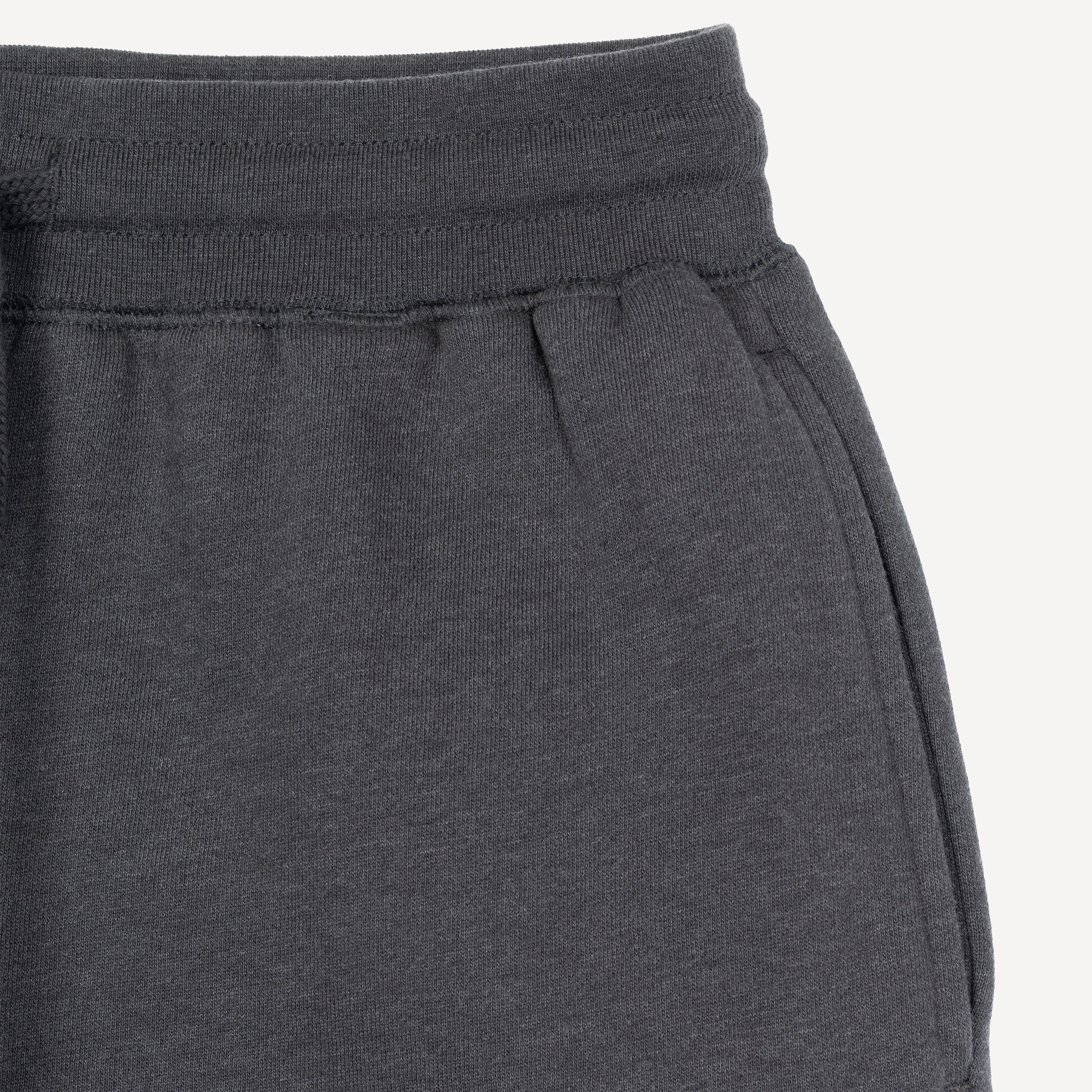 Womens Fleece Dolphin Shorts - Woodland Grey