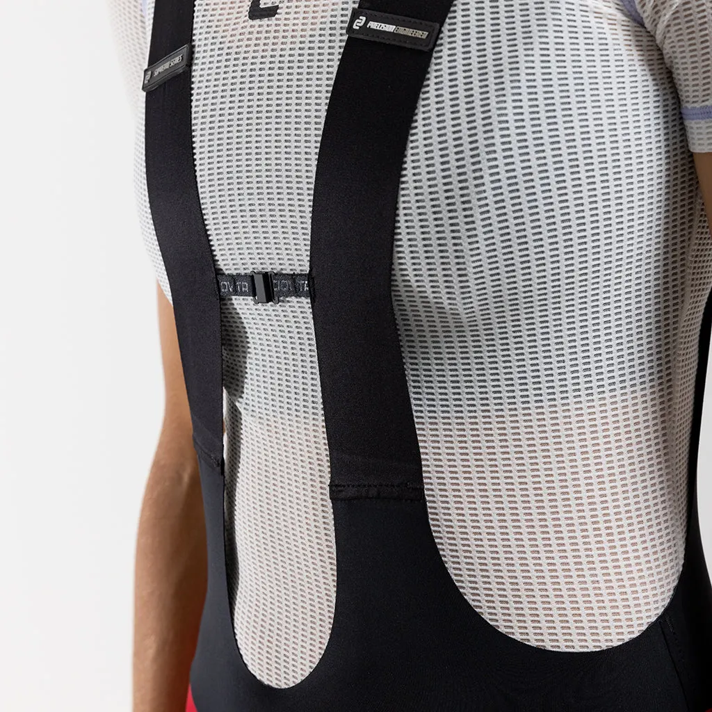 Women's Supremo Pace Bib Shorts (Red)