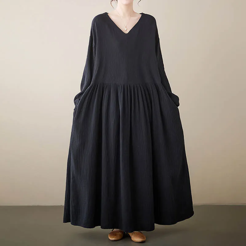Women's V-Neck Elegant Dress