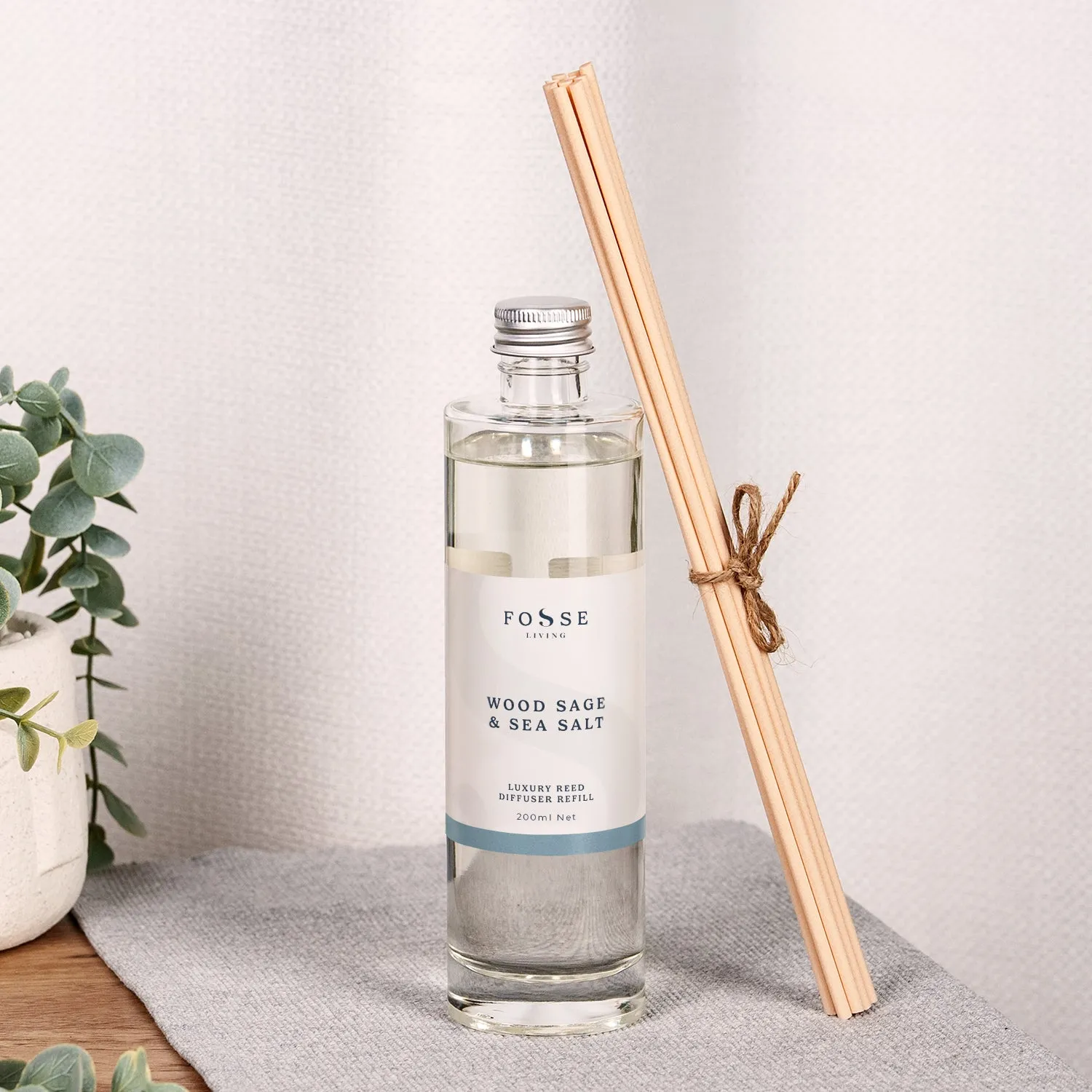 Wood Sage & Sea Salt Reed Diffuser Refill 200ml