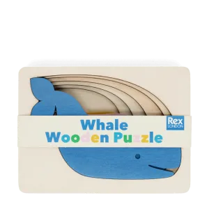 Wooden Layered Puzzle - Whale