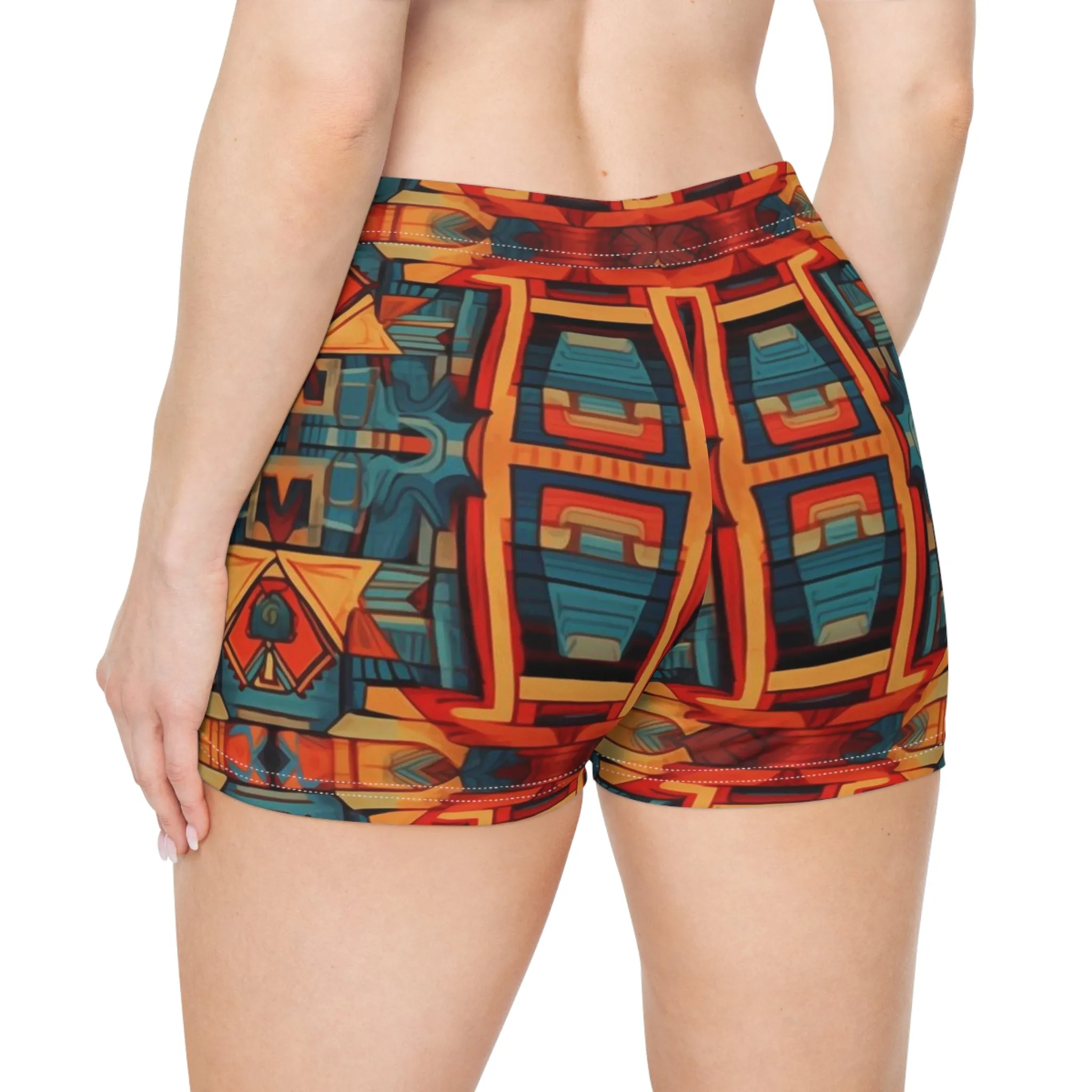 Workout Shorts - Filippa Tadasana Aztec