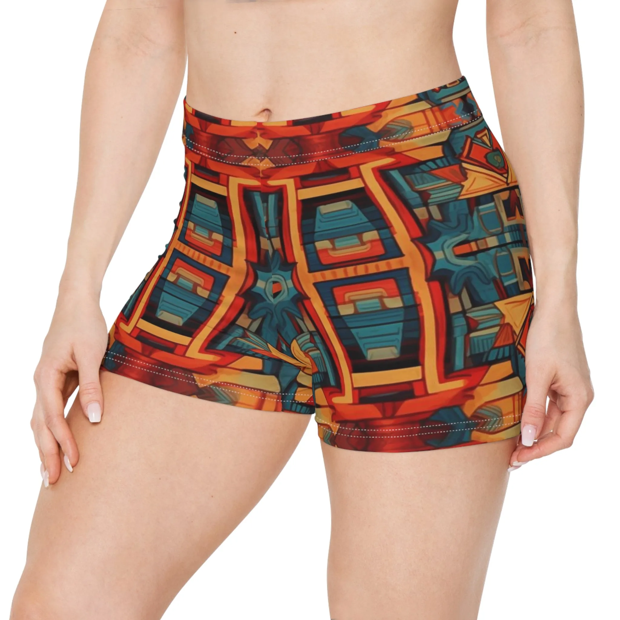 Workout Shorts - Filippa Tadasana Aztec