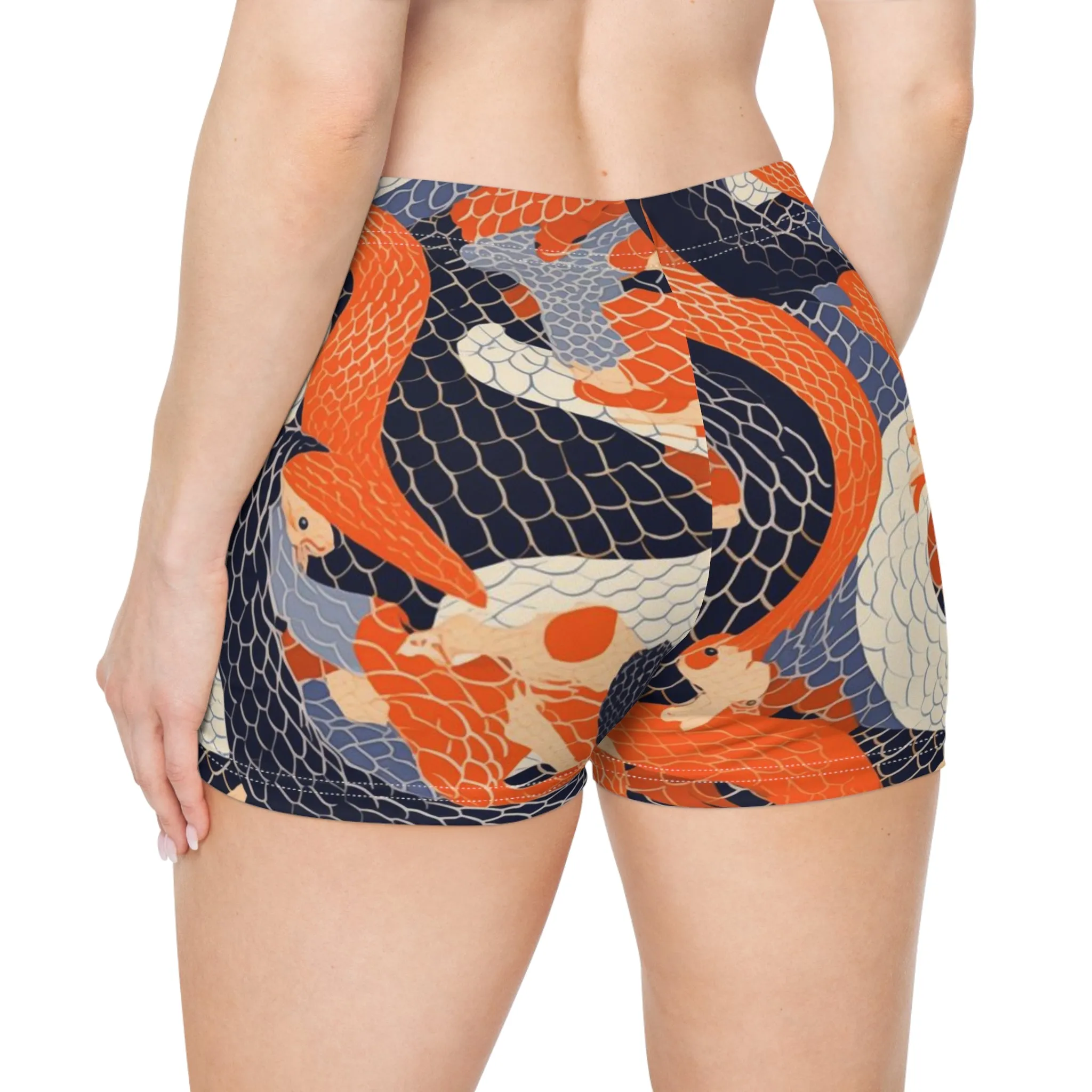 Workout Shorts - Neville Marichyasana Snakes
