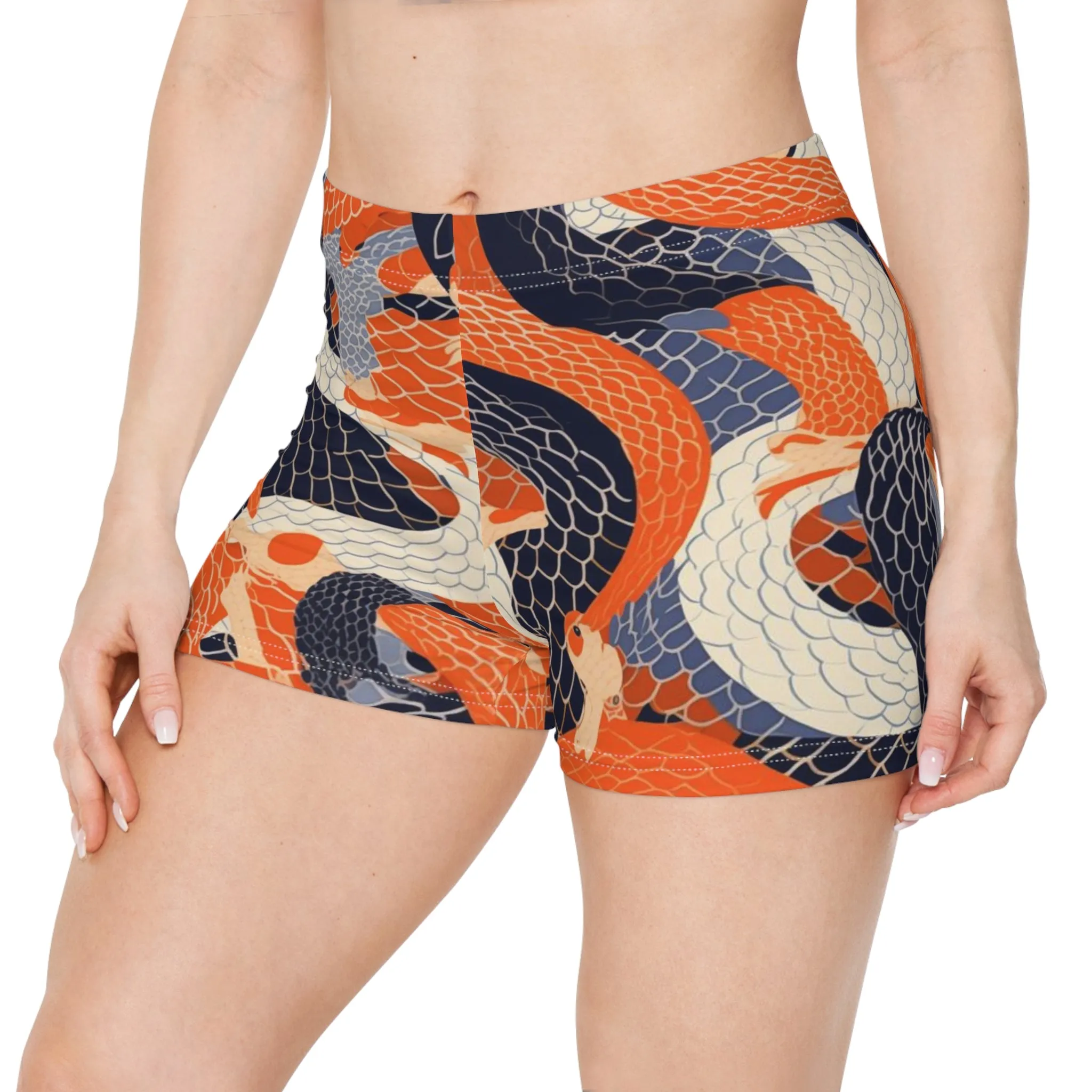 Workout Shorts - Neville Marichyasana Snakes