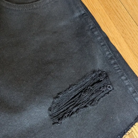 Wrangler X Fender Black Festival Denim Shorts Women's 29