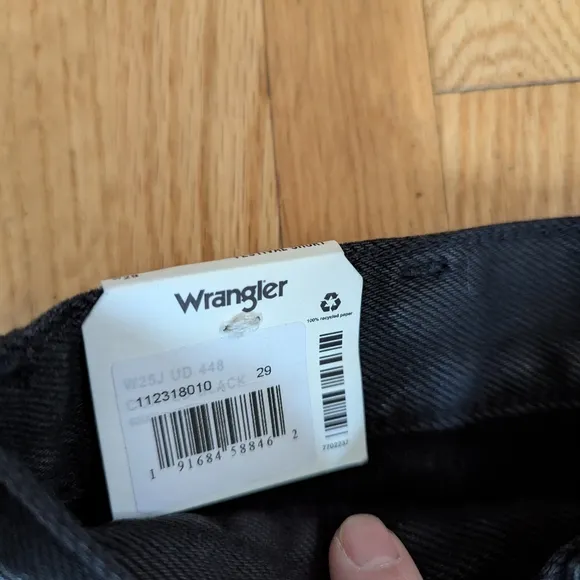 Wrangler X Fender Black Festival Denim Shorts Women's 29