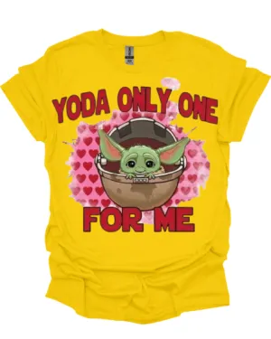 Yoda Only One For Me Valentine's Shirt