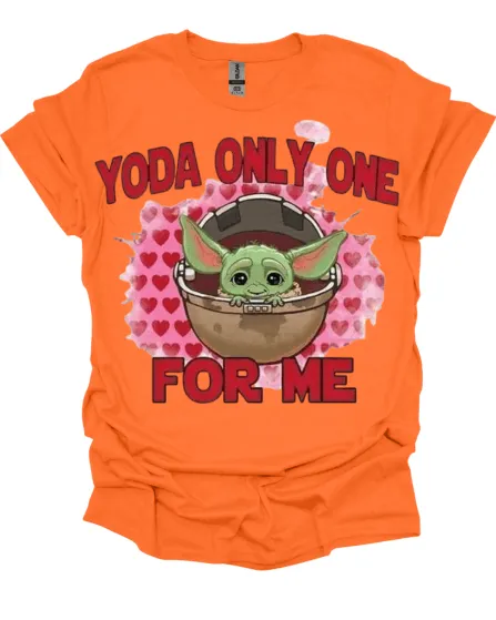Yoda Only One For Me Valentine's Shirt