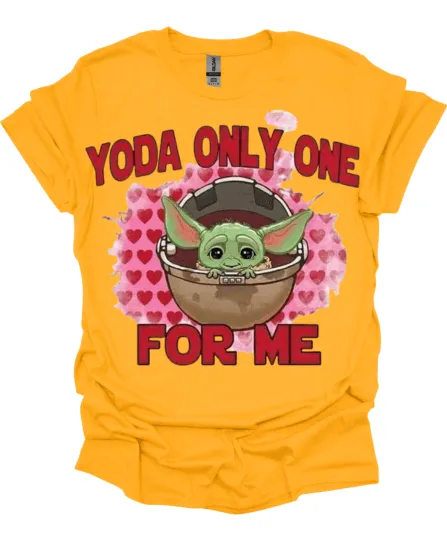 Yoda Only One For Me Valentine's Shirt