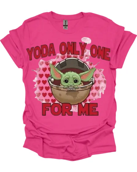 Yoda Only One For Me Valentine's Shirt