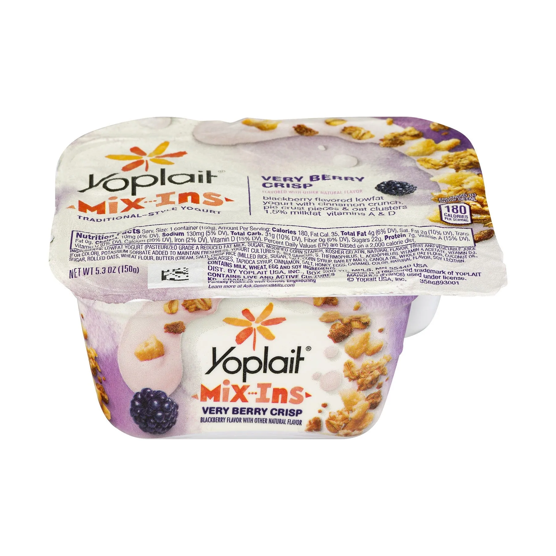 Yoplait Mix In Berry Crisp Yogurt 150g