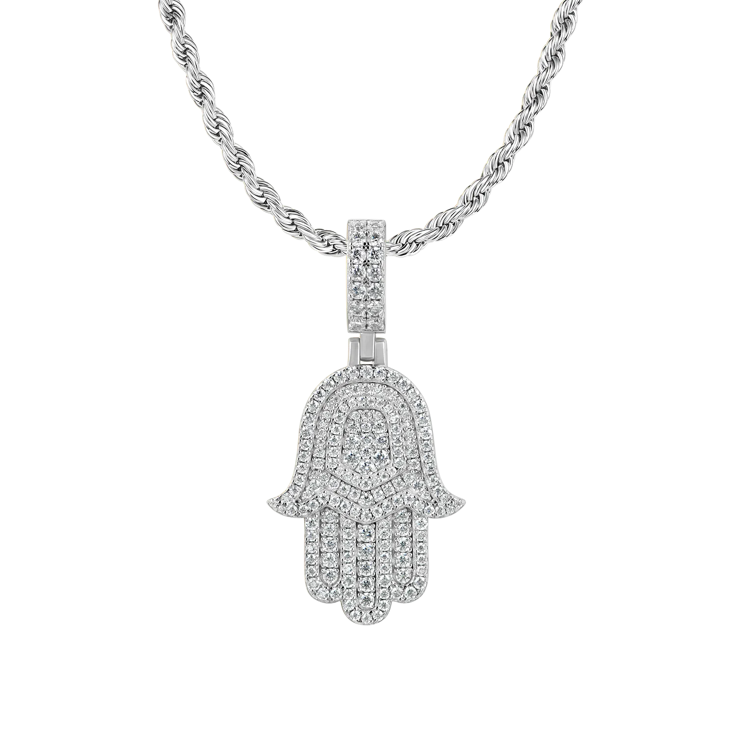 Youth Double-Layered Hamsa Pendant