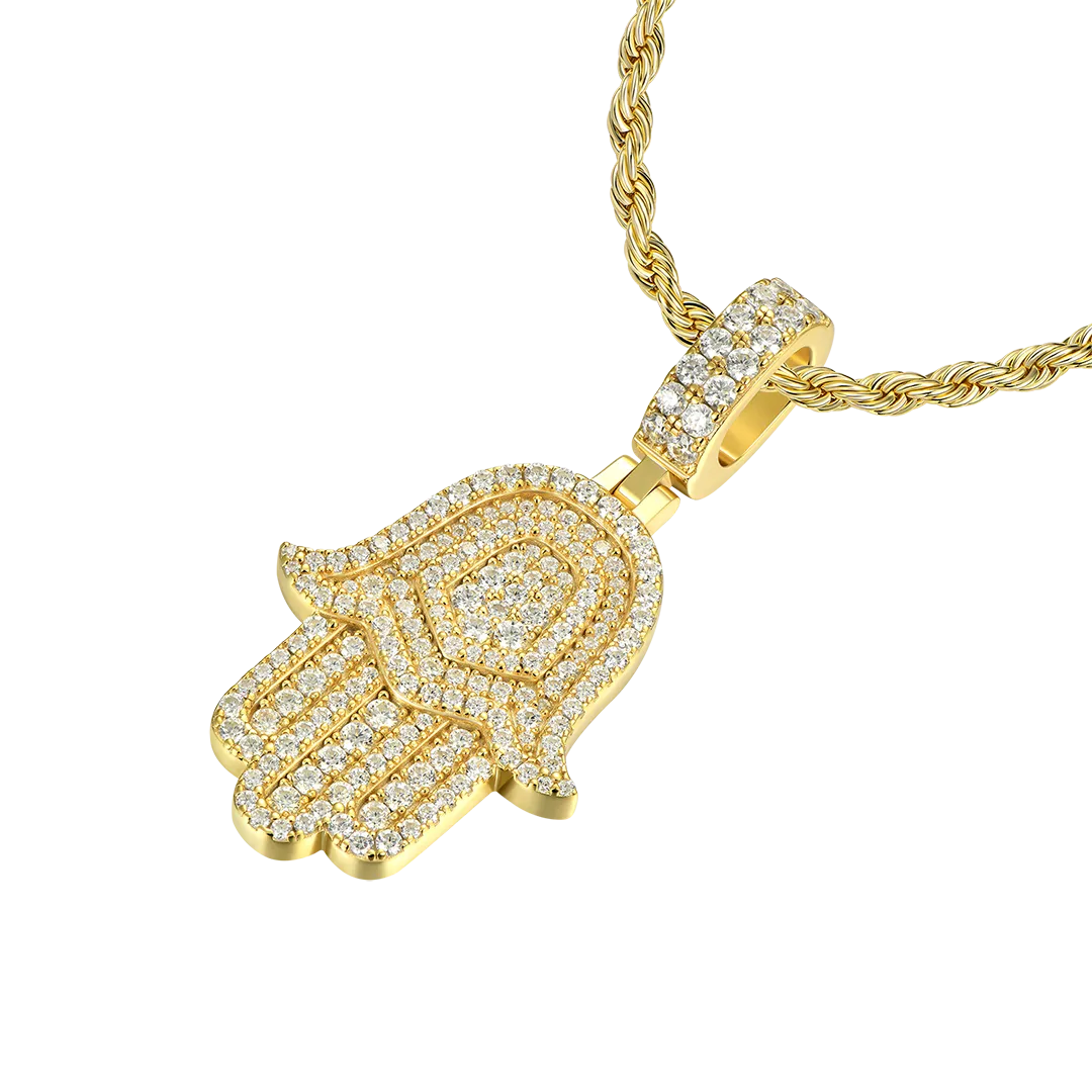 Youth Double-Layered Hamsa Pendant