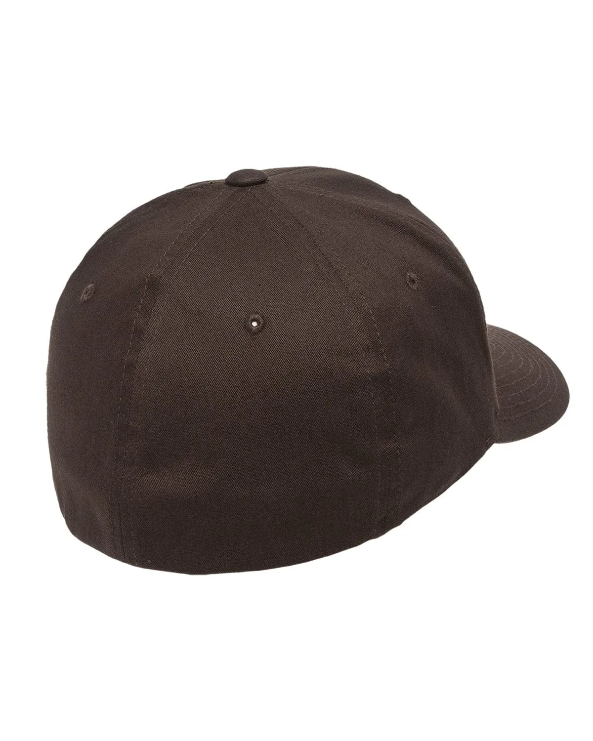 Yupoong 6-Panel Structured Mid-Profile Cap | Brown