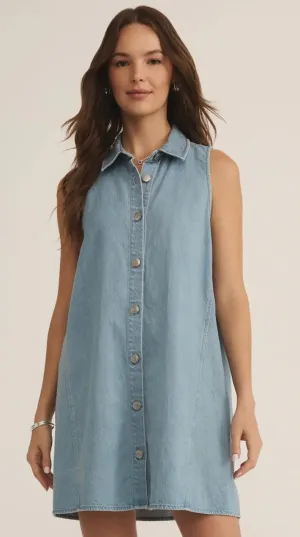 Z Supply - New Light Denim Mini Dress